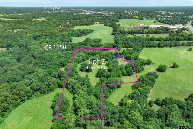 Lot 7 RS CR 1150, Emory, TX 75440