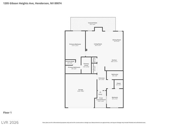 1205 Gibson Heights Avenue, Henderson, NV 89074