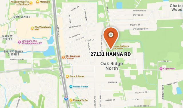 27131 Hanna Road, Conroe, TX 77385