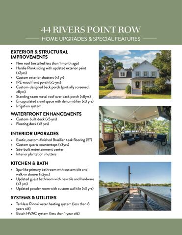 44 Rivers Point Row, Charleston, SC 29412