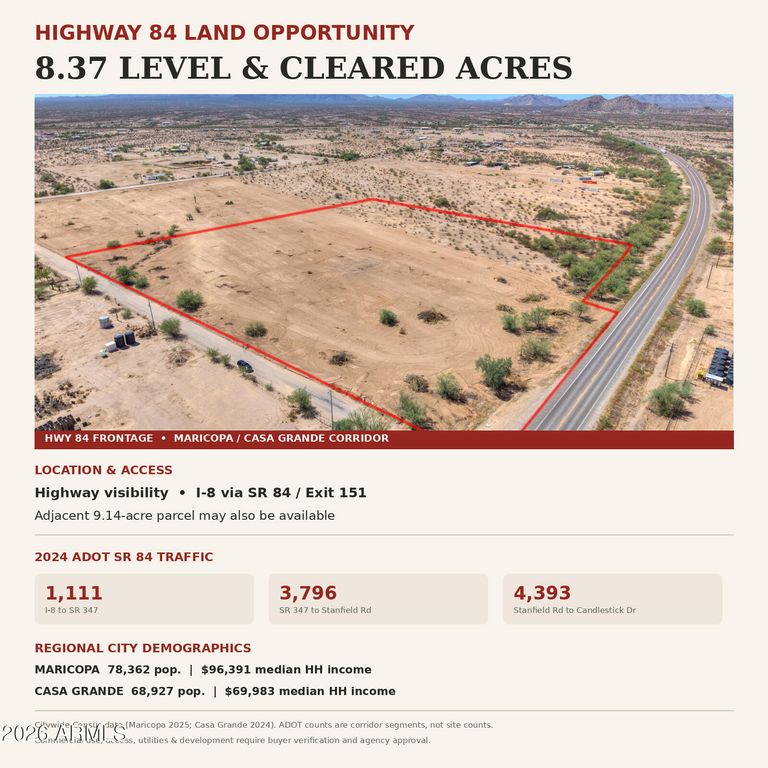 110 S LOPEZ Road, Maricopa, AZ 85138 — exterior