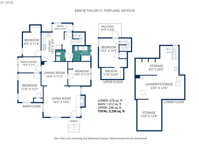 8306 Se TAYLOR Ct, Portland, OR 97216