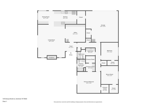 1418 Stony Brook Lane, Garland, TX 75043