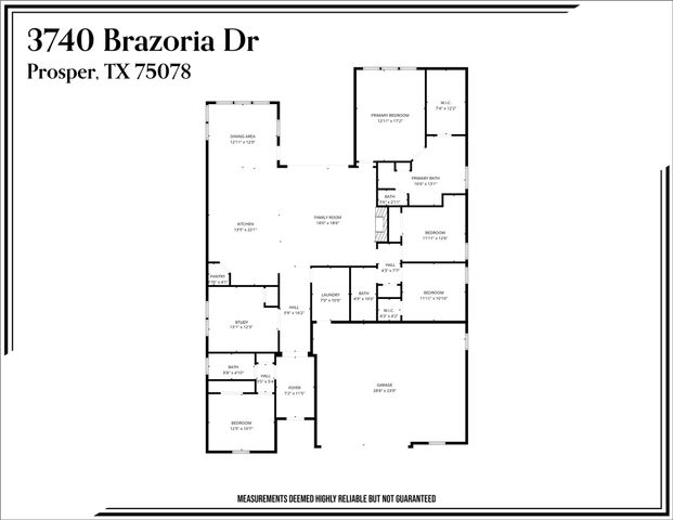3740 Brazoria Drive, Prosper, TX 75078