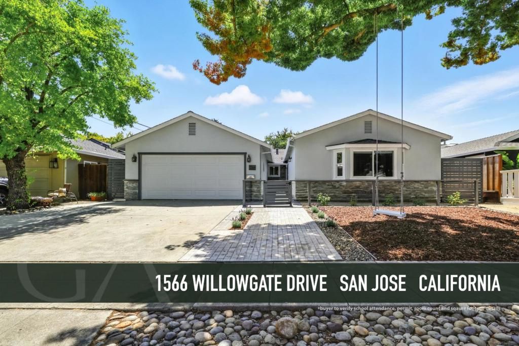 1566 Willowgate Drive, San Jose, CA 95118