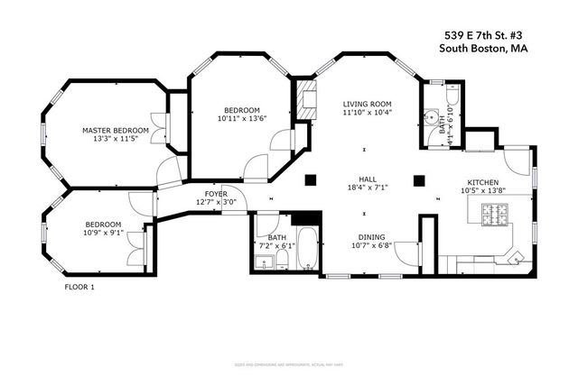 539 E 7th St 3, Boston, MA 02127