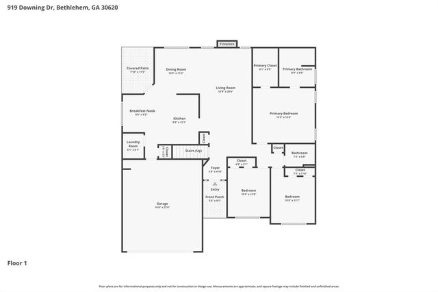 919 Downing Drive, Bethlehem, GA 30620
