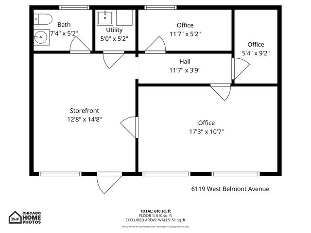 6121 W Belmont Avenue, Chicago, IL 60634