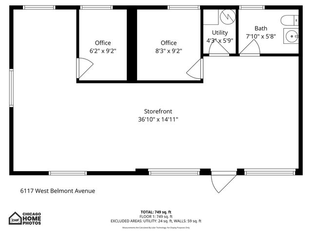 6121 W Belmont Avenue, Chicago, IL 60634