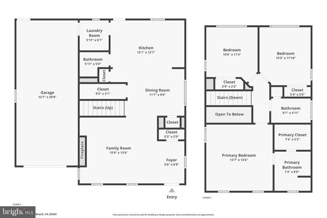 113 LAUREL LN, Colonial Beach, VA 22443