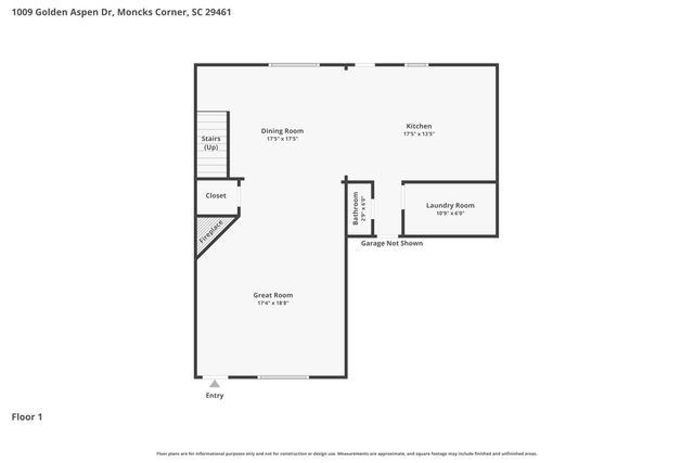 1009 Golden Aspen Drive, Moncks Corner, SC 29461