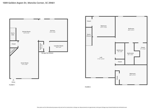 1009 Golden Aspen Drive, Moncks Corner, SC 29461
