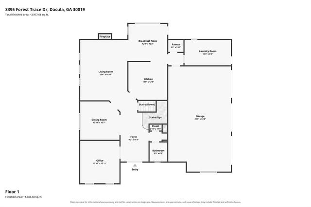 3395 Forest Trace Drive, Dacula, GA 30019
