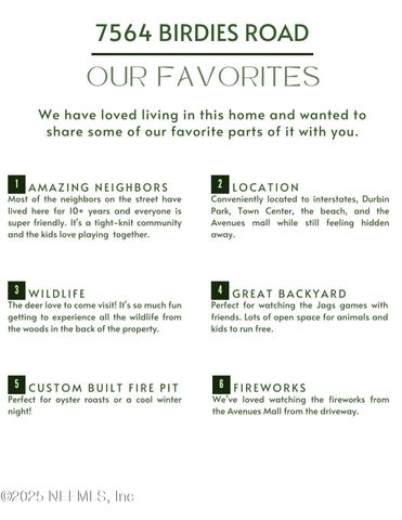 7564 BIRDIES Road, Jacksonville, FL 32256