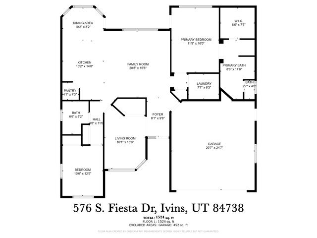 576 S FIESTA DR, Ivins, UT 84738