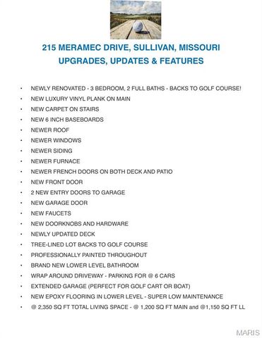 215 Meramec Drive, Sullivan, MO 63080