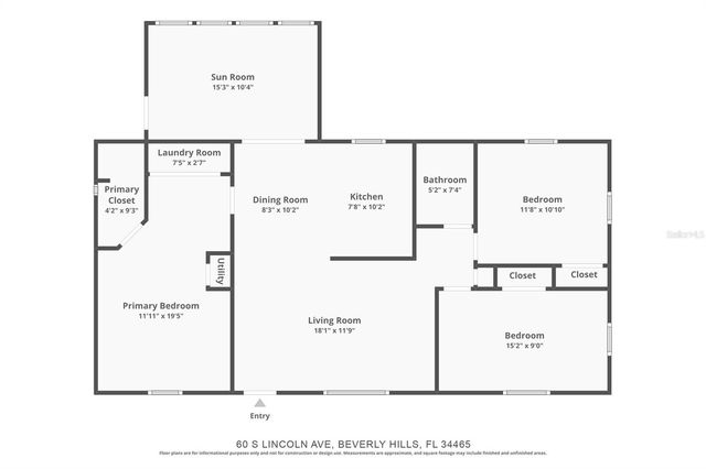 60 S LINCOLN AVENUE, Beverly Hills, FL 34465