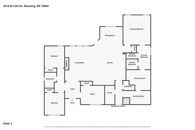 2214 W Cole Drive, Mustang, OK 73064