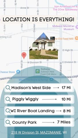 218 W Division Street, Mazomanie, WI 53560