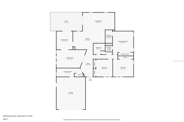 3097 HAVERFORD DRIVE, Clearwater, FL 33761