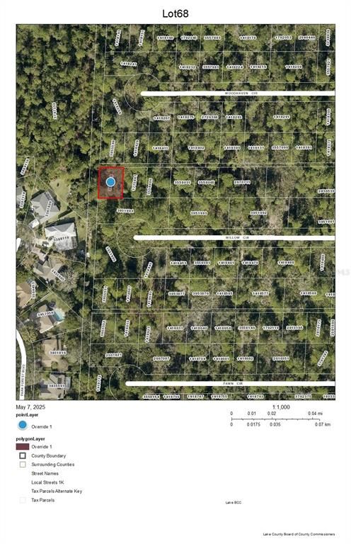 Lot 68 WILLOW CIRCLE, Mount Dora, FL 32757