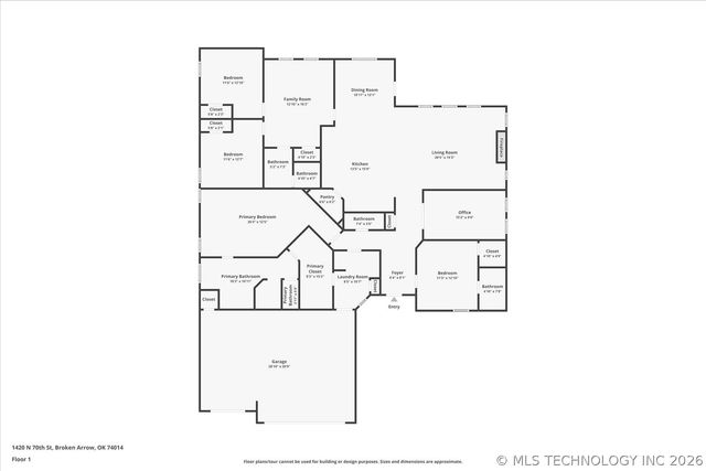 1420 N 70 Street, Broken Arrow, OK 74014