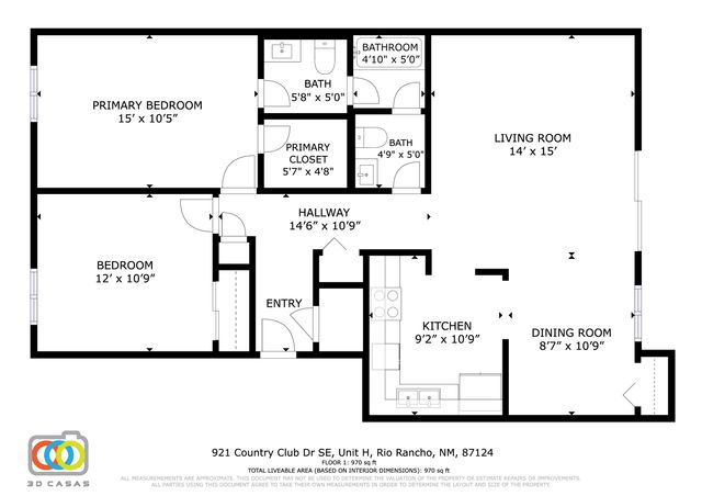 921 Country Club Drive SE APT H, Rio Rancho, NM 87124