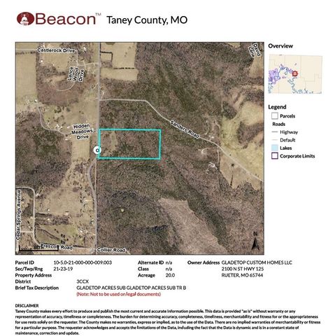 1755 State Hwy O- Tract B, Kissee Mills, MO 65680