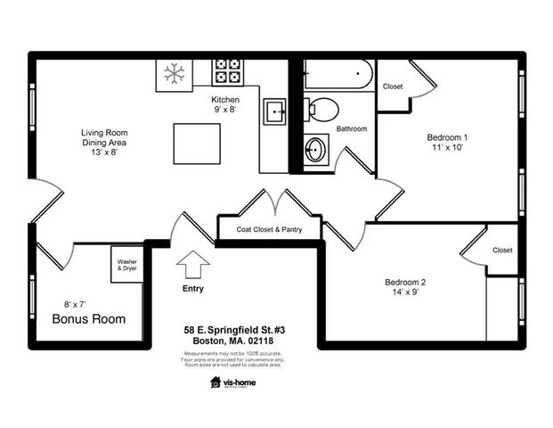 58 E Springfield Street 3, Boston, MA 02118