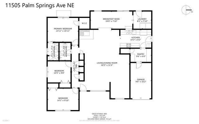 11505 PALM SPRINGS Avenue NE, Albuquerque, NM 87111