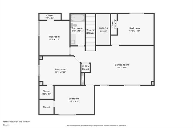 197 Bloomsbury DR, Kyle, TX 78640