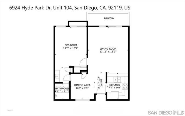 6924 Hyde Park Dr 104, San Diego, CA 92119