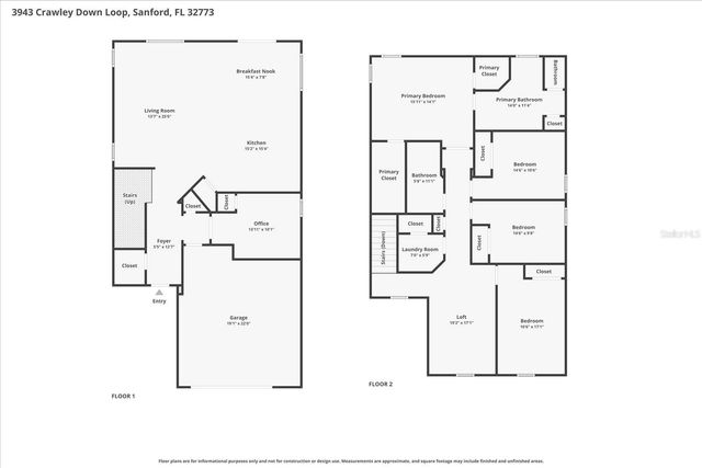3943 CRAWLEY DOWN LOOP, Sanford, FL 32773