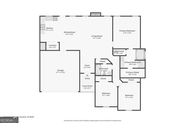 1443 Pebble Ridge Lane, Hampton, GA 30228