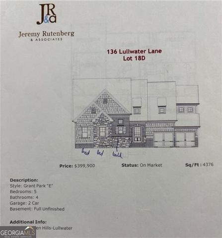 136 Lullwater Lane, Dallas, GA 30132
