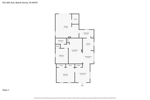 83 S 8th Avenue, Beech Grove, IN 46107