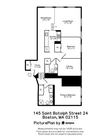 145 Saint Botolph St 24, Boston, MA 02115