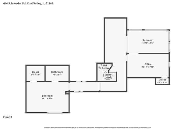644 Schroeder Road, Coal Valley, IL 61240