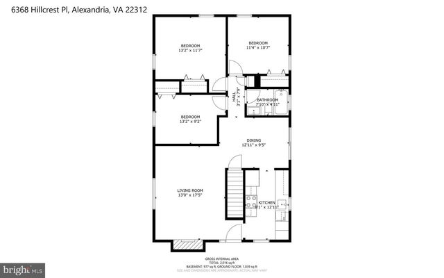 6368 HILLCREST PL, Alexandria, VA 22312