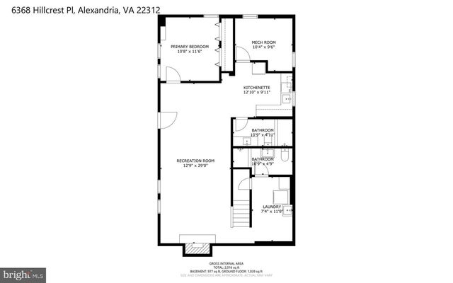 6368 HILLCREST PL, Alexandria, VA 22312