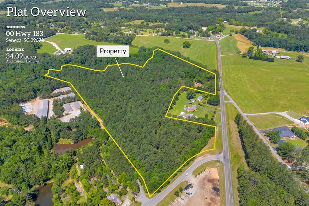 00 (Corner) Hwy 183 / Keowee School Road, Seneca, SC 29672