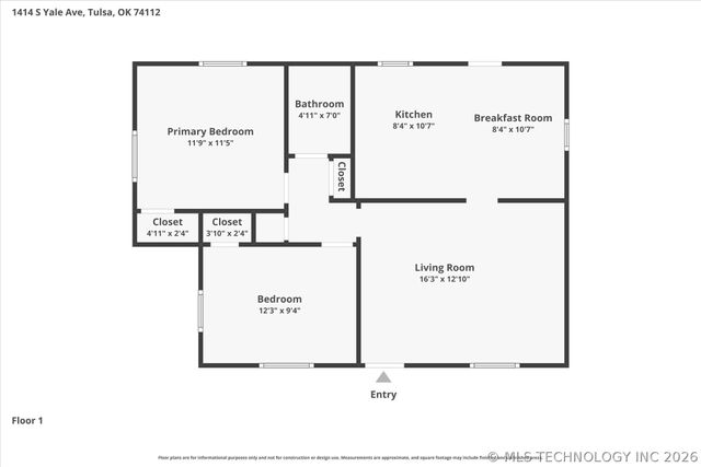 1414 S Yale Avenue, Tulsa, OK 74112