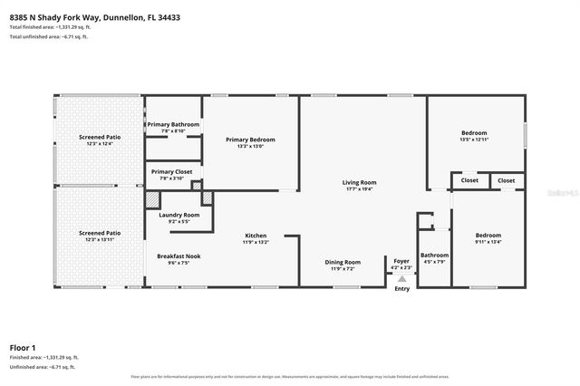 8385 N SHADY FORK WAY, Dunnellon, FL 34433