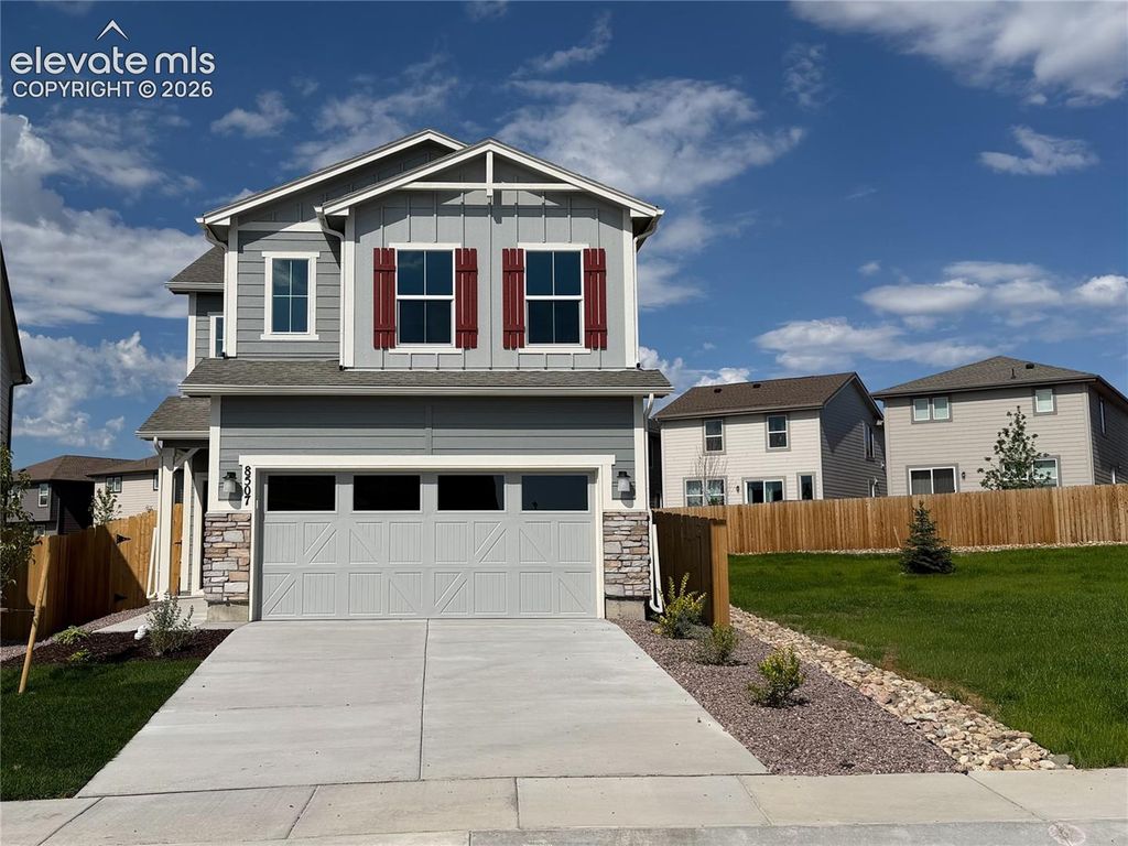 8507 Blue Feather Loop, Colorado Springs, CO 80908 — exterior