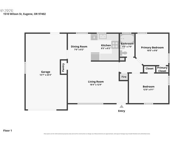 1510 WILSON St, Eugene, OR 97402