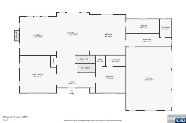 2 Wingate Drive, Livingston, NJ 07039