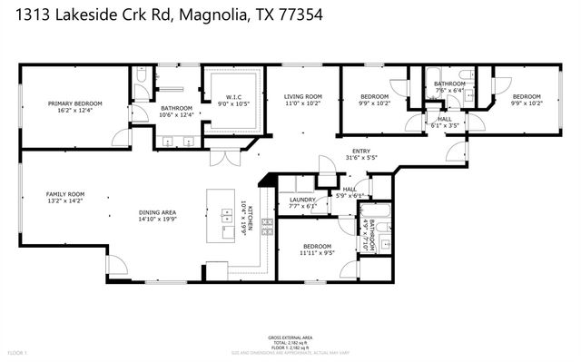 1313 Lakeside Creek Road, Magnolia, TX 77354