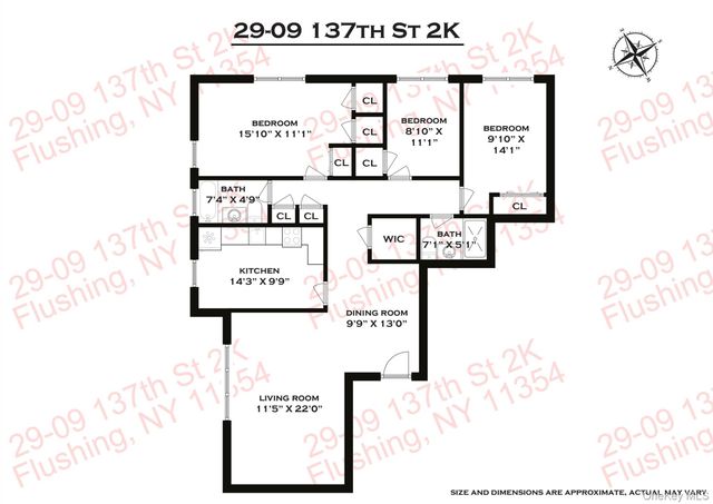 2909 137th Street 2K, Flushing, NY 11354