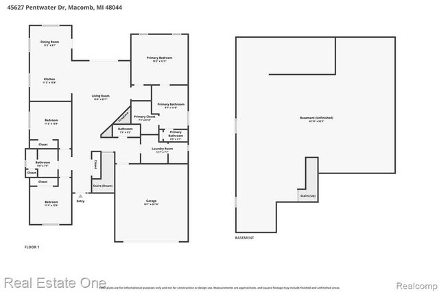 45627 Pentwater Drive, Macomb, MI 48044