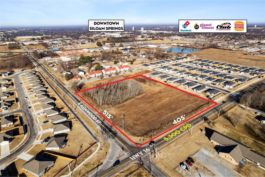 5.09 AC Hwy 16 & E Kenwood Street, Siloam Springs, AR 72761